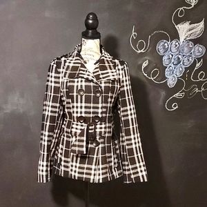 LAST KISS -  Peacoat Style Wool Blend Coat